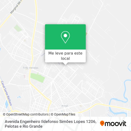 Avenida Engenheiro Ildefonso Simões Lopes 1206 mapa