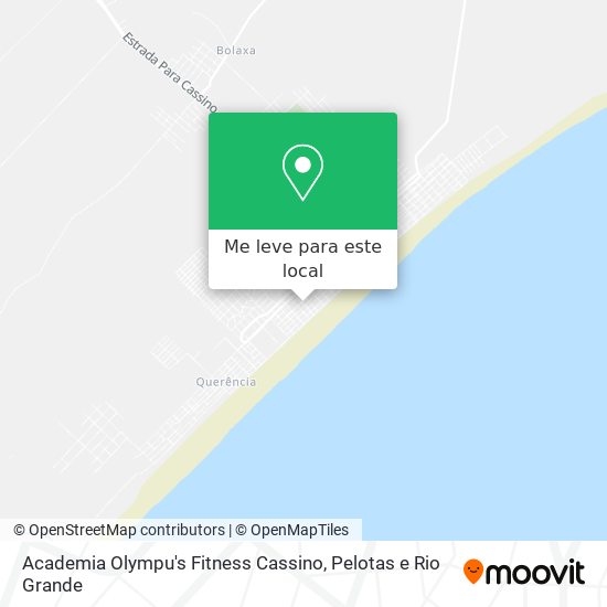 Academia Olympu's Fitness Cassino mapa