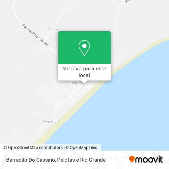 Barracão Do Cassino mapa