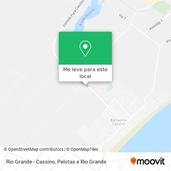 Rio Grande - Cassino mapa