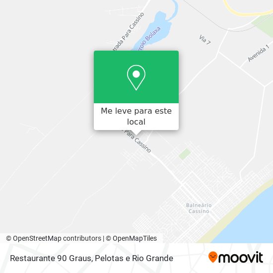 Restaurante 90 Graus mapa
