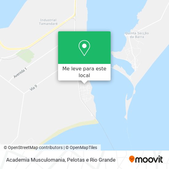 Academia Musculomania mapa