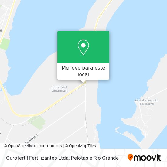 Ourofertil Fertilizantes Ltda mapa