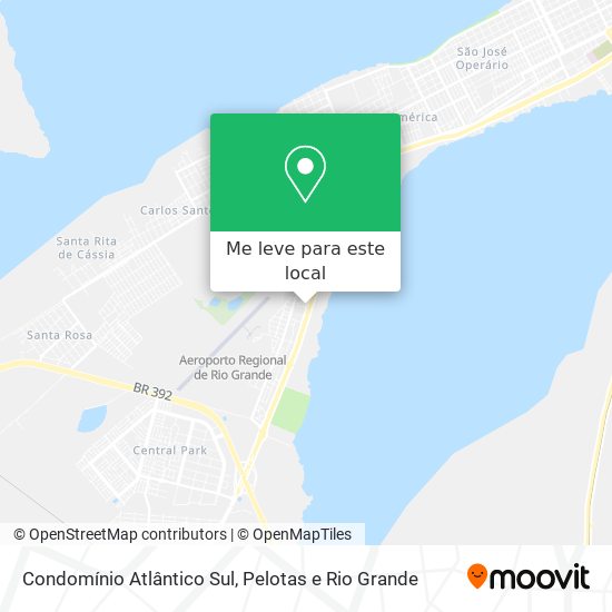 Condomínio Atlântico Sul mapa