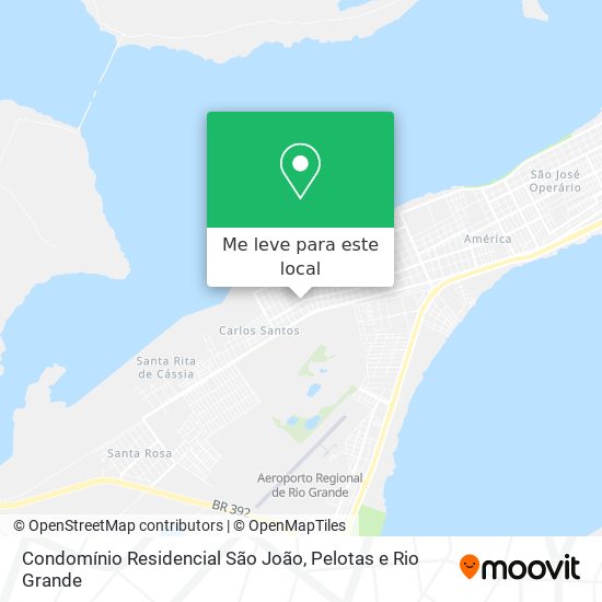 Condomínio Residencial São João mapa