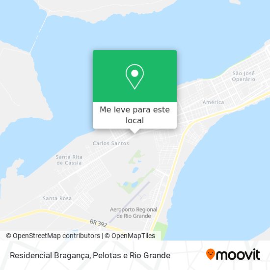 Residencial Bragança mapa