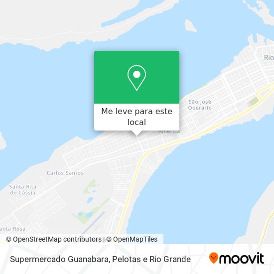 Supermercado Guanabara mapa