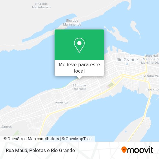 Rua Mauá mapa