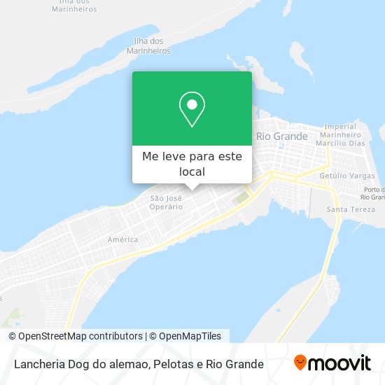 Lancheria Dog do alemao mapa