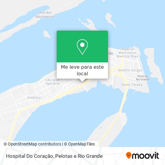Hospital Do Coração mapa