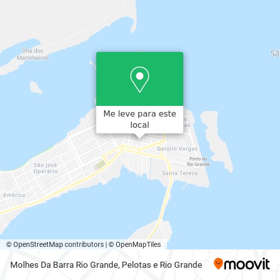 Molhes Da Barra Rio Grande mapa