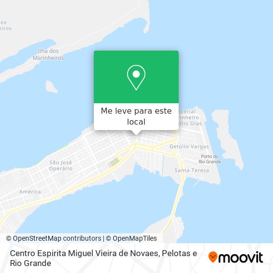 Centro Espirita Miguel Vieira de Novaes mapa