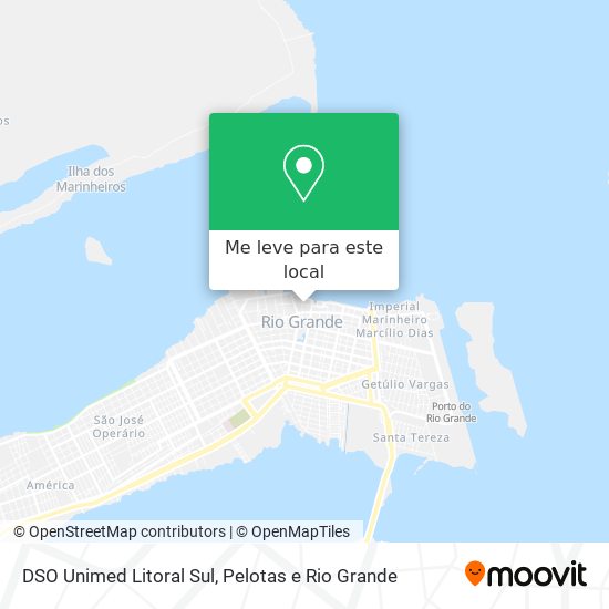 DSO Unimed Litoral Sul mapa