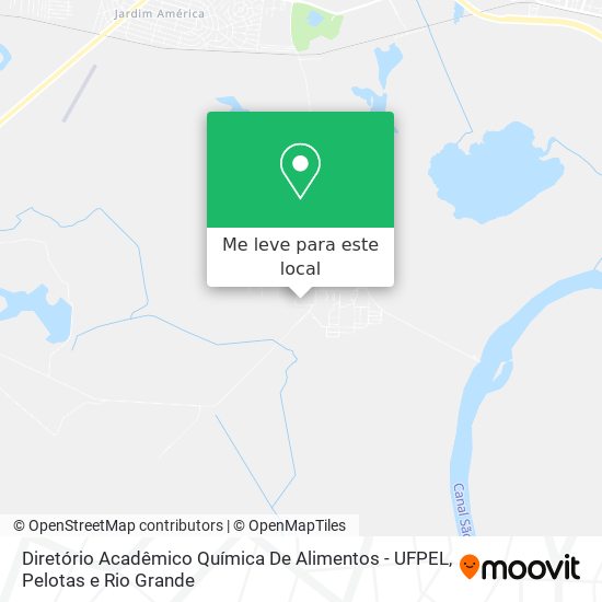 Diretório  Acadêmico Química De Alimentos - UFPEL mapa