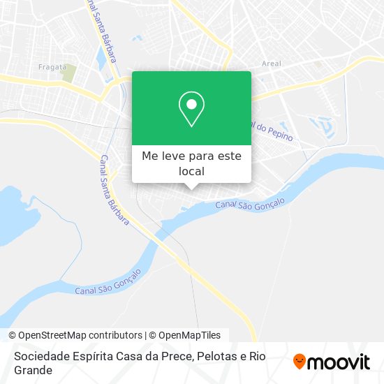 Sociedade Espírita Casa da Prece mapa