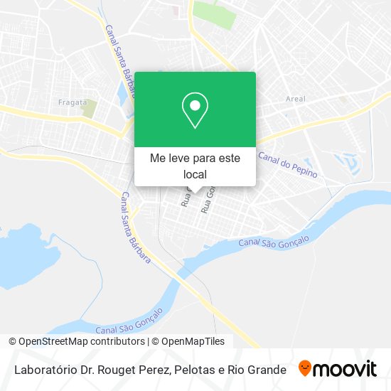 Laboratório Dr. Rouget Perez mapa