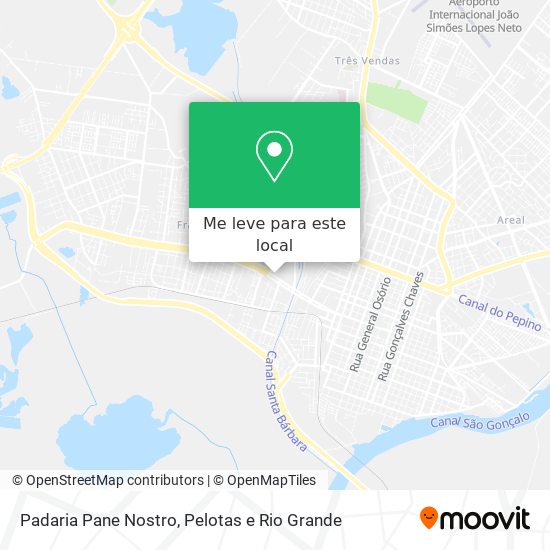 Padaria Pane Nostro mapa