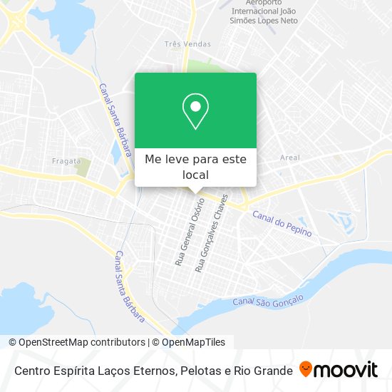 Centro Espírita Laços Eternos mapa