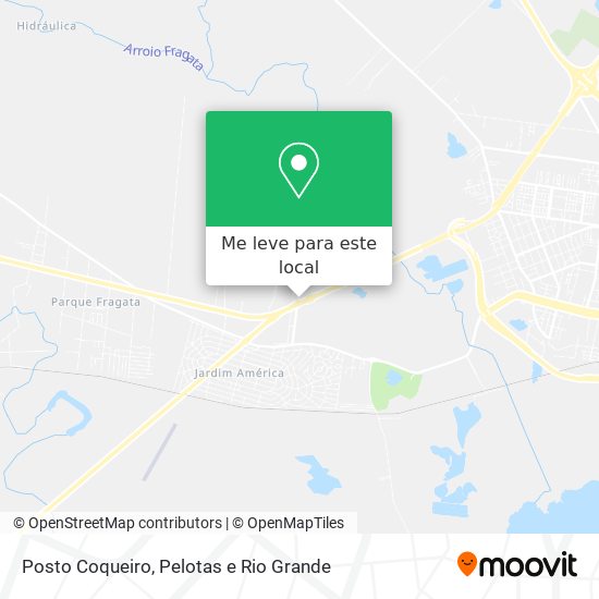 Posto Coqueiro mapa