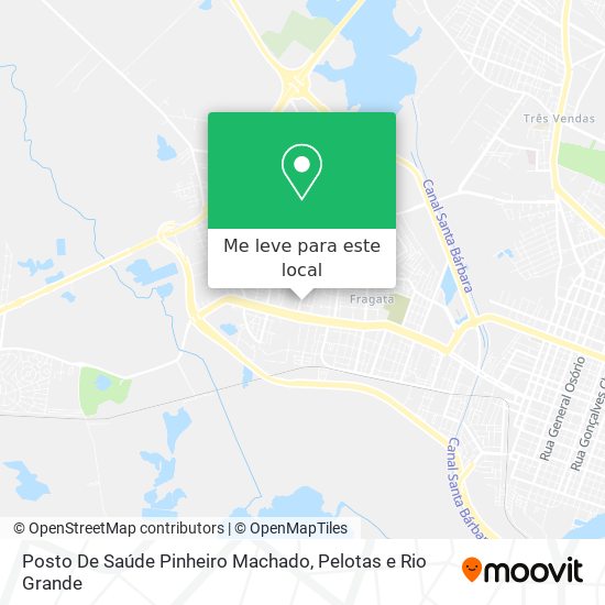 Posto De Saúde Pinheiro Machado mapa