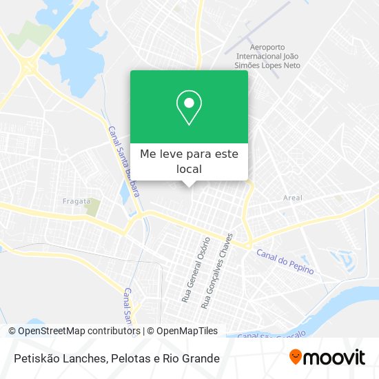 Petiskão Lanches mapa