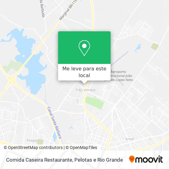 Comida Caseira Restaurante mapa