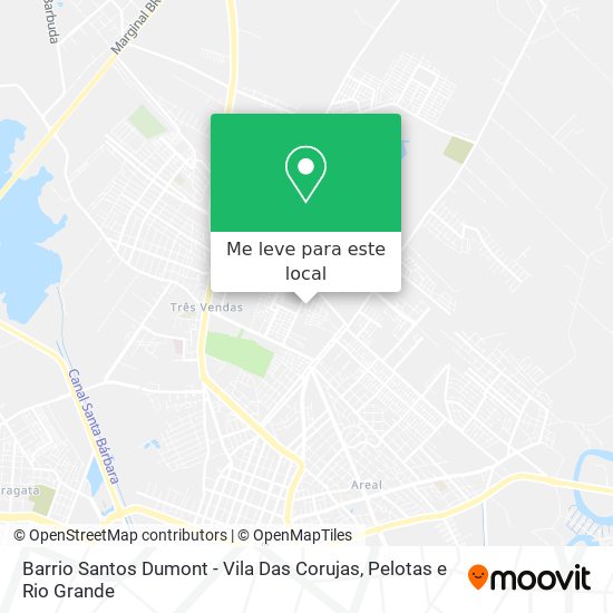 Barrio Santos Dumont - Vila Das Corujas mapa