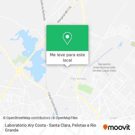 Laboratório Ary Costa - Santa Clara mapa