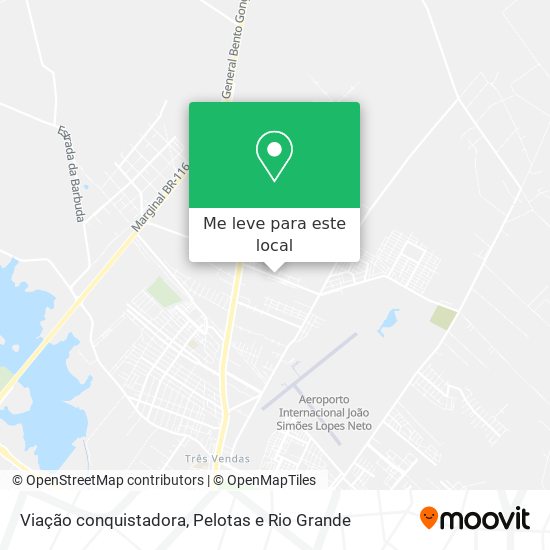 Viação conquistadora mapa
