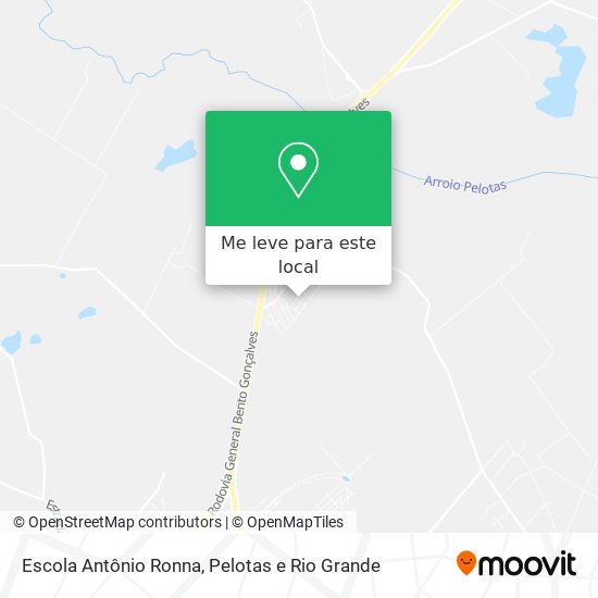 Escola Antônio Ronna mapa