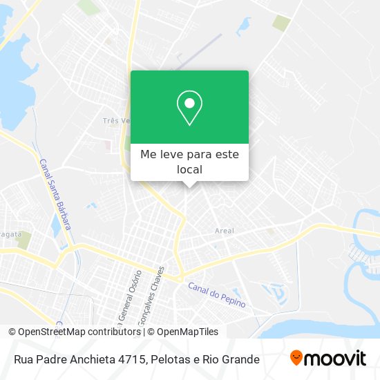 Rua Padre Anchieta 4715 mapa