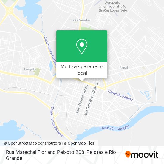 Rua Marechal Floriano Peixoto 208 mapa