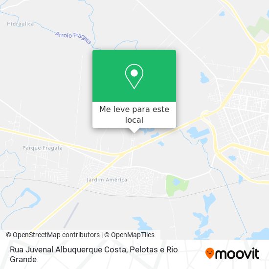 Rua Juvenal Albuquerque Costa mapa