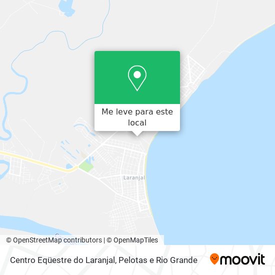 Centro Eqüestre do Laranjal mapa