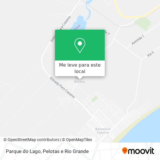 Parque do Lago mapa