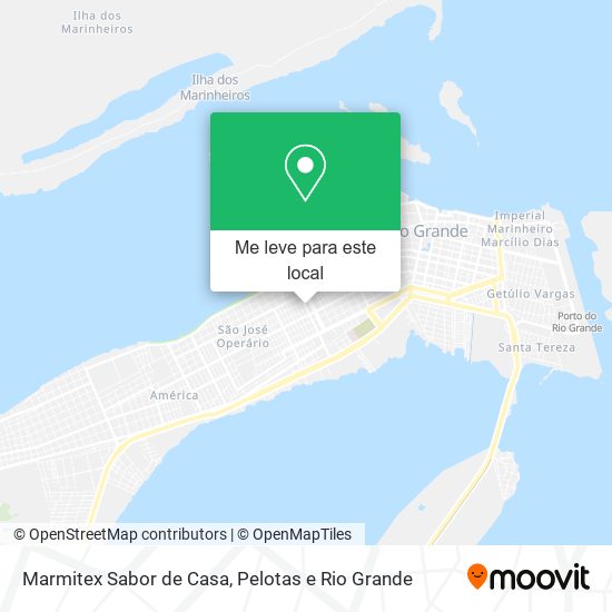 Marmitex Sabor de Casa mapa