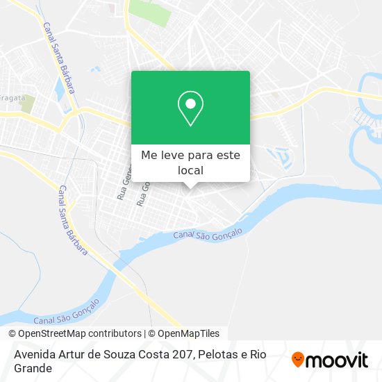 Avenida Artur de Souza Costa 207 mapa