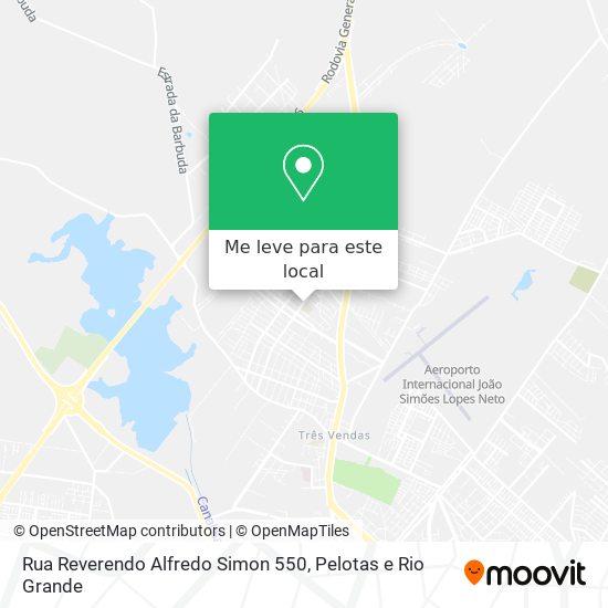 Rua Reverendo Alfredo Simon 550 mapa