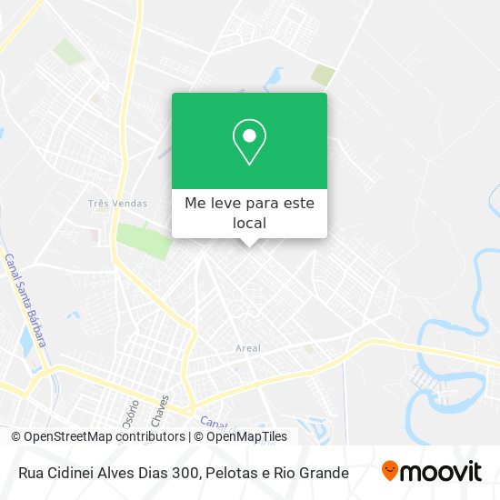 Rua Cidinei Alves Dias 300 mapa