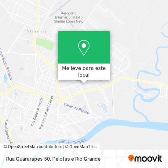 Rua Guararapes 50 mapa