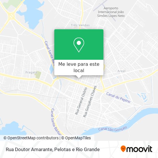 Rua Doutor Amarante mapa