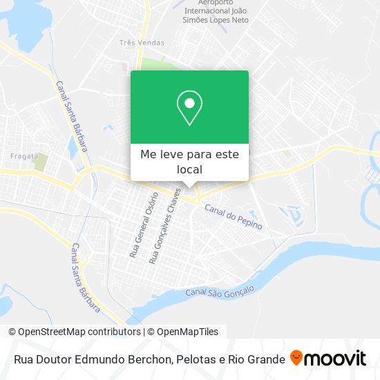 Rua Doutor Edmundo Berchon mapa