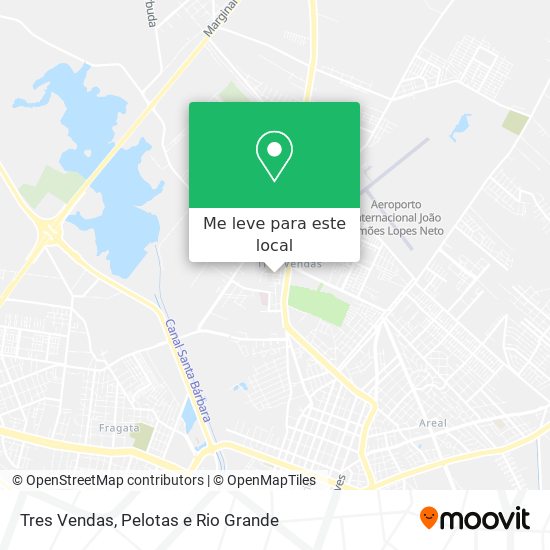 Tres Vendas mapa