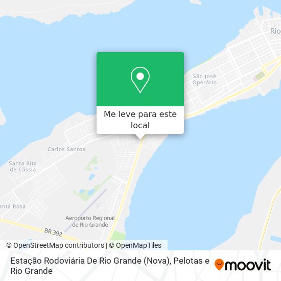 Estação Rodoviária De Rio Grande (Nova) mapa