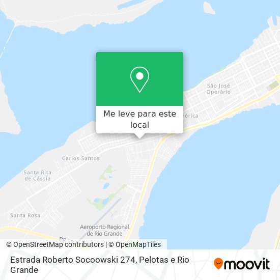 Estrada Roberto Socoowski 274 mapa