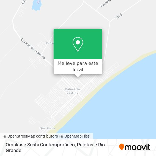 Omakase Sushi Contemporâneo mapa
