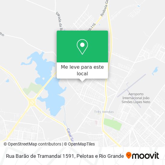 Rua Barão de Tramandaí 1591 mapa