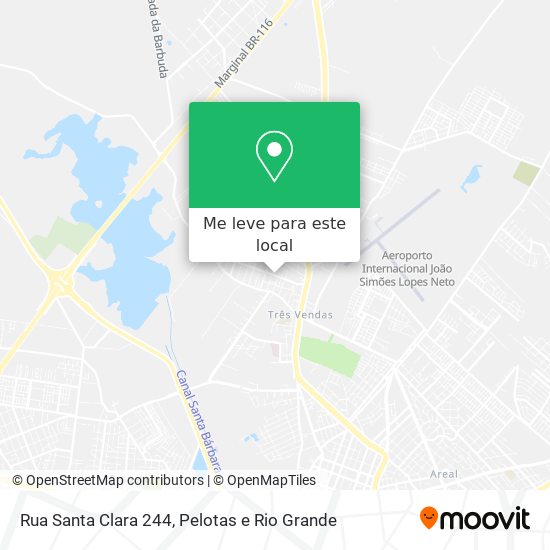 Rua Santa Clara 244 mapa