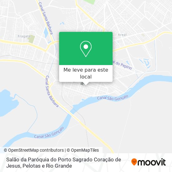 Salão da Paróquia do Porto Sagrado Coração de Jesus mapa