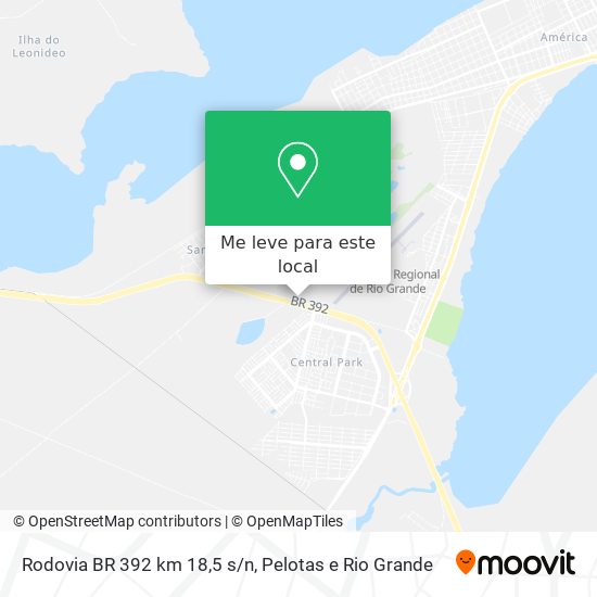 Rodovia BR 392 km 18,5 s/n mapa